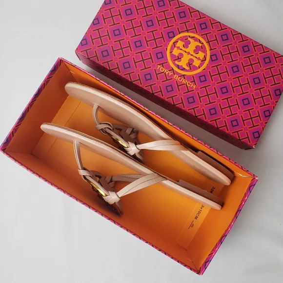 Tory burch Jeweled Meadowsweet Miller Sandals Size 9 - Picture 16 of 16